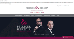 Desktop Screenshot of pellicerheredia.com